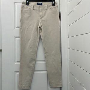 Pixie Pants by Old Navy; Mid Rise; Hits at ankle; Size 4; Light Tan